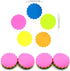 Mini Colorful Sticky Notes lace Round Shaped Sticky Notes Fun Self-Stick Memo Pads Set for Office School (4 Pads 400 Sheets)