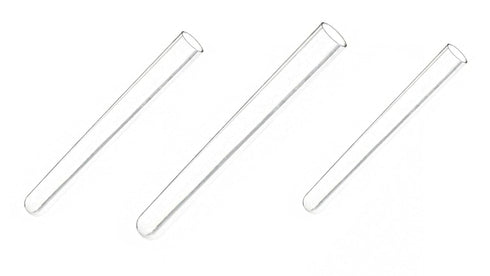 MG1004-50 50pcs 3.5ml Clear Plastic Test Tubes Without Caps, Round Bottom, 12mm X 60mm