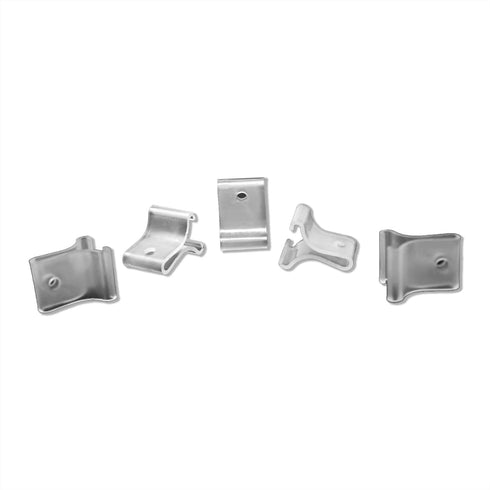 Plastic Drop Ceiling Grid Clips with 3/16" Diameter Hole, Snap On Ceiling Sign Hangers, 30 Pack