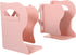 Zerodeko Silicone Bookend Desk Organizer Small Pink Multi-Grid Practical Book Holder Adjustable