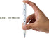Kawaii 6Pcs 0.5mm Black Ink Retractable Gel Pens - Office School Supplies for Journaling and Notetaking