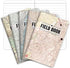 Field Notebook - Antique Map Patterns, Lined Memo Book (3.5"x5.5") - ELAN-FN-003L
