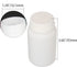 Othmro PE Plastic Lab Chemical Reagent Bottles 10pcs, 150ml/5.07oz Wide Mouth Round Sample Liquid Storage Container