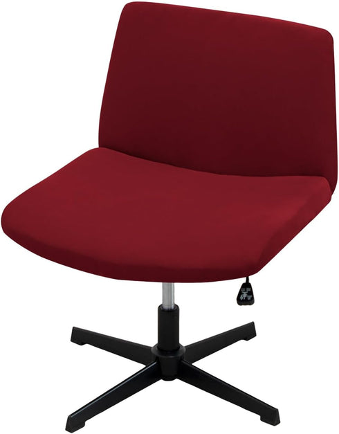 Generic Stretch Cross Legged Office Chair CoversWide Office Chair Cover Modern Swivel Vanity