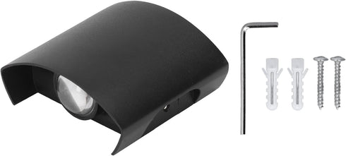 40,000 YWBL-WH LED Wall Light, Aluminum Alloy Wall Sconce Lamp with Hours Lifespan for Outdoor House Garden Hallway