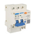 Oumefar Circuit Breaker, RCCB 2P + N Leakage Protection 32A Miniature Disconnect Switch, 30mA High Sensitivity RCD