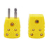 Twidec 2 Pair K Type Male Female Thermocouple Plug Adapter Cable Wire Connector