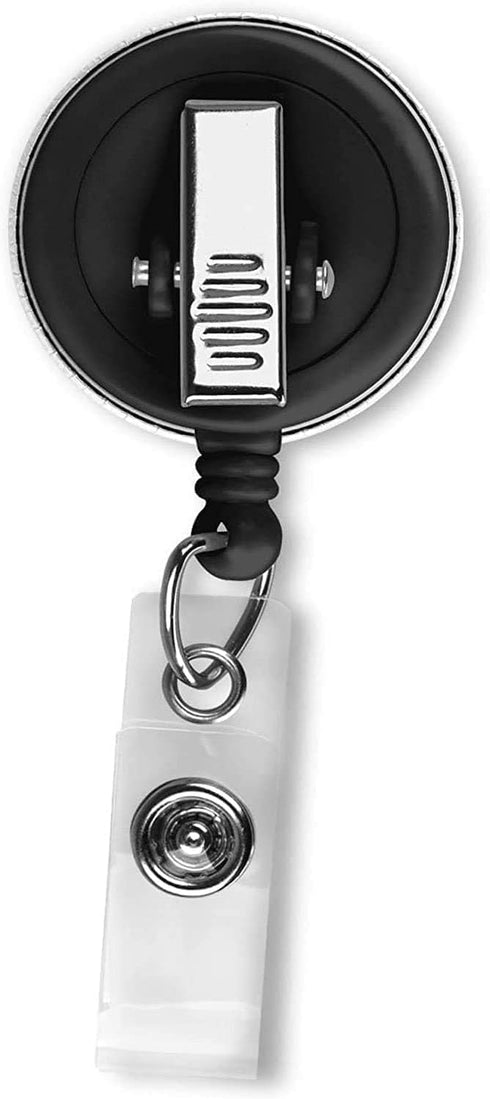 Generic Lovely cat Retractable ID Card Badge Holder with Alligator Clip, Name Nurse Decorative Badge Reel Clip on Card