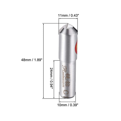 uxcell Diamond Grinding Wheel Dresser 10mm x 24mm Single Point Dressing Tool for Truing Deburring