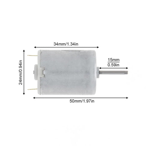 AYEXNSW R280 12V-24V 24000RPM 280 1Pcs DC Motor High Speed Mini Motor for DIY Toys Mini Fans Juicer Water Pump Beauty