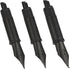 Set of 3 Hongdian Fountain Pen Black Nibs - Fine, Extra Fine and Bent Nib for Black Forest 1850, 1851, 1861, M2, M1,