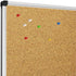 XBoard 36 x 24 Cork Bulletin Board, Notice Board with Aluminum Frame and Push Pins for Display