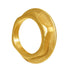 Joywayus 1" Female Thread Brass Pipe Fitting, Flange Hex Lock Nut (Pack of 2)