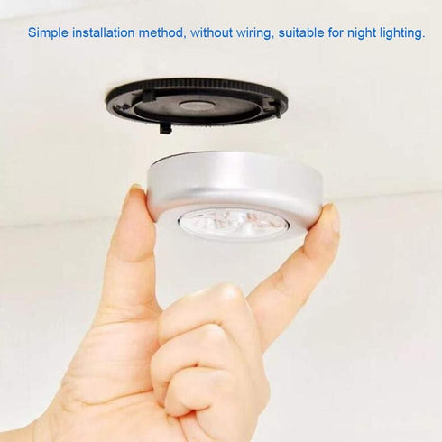 Jelquix 3 Bulbs 10000 Closet, Mini LED Night Light, Bright LED with Hours Lifespan, Ideal for Wardrobe, Bedside