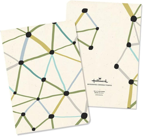 Hallmark Business Assorted Lined Notebooks, 9 Pack (Onward & Upward, 3 Designs) for Employee Gifts