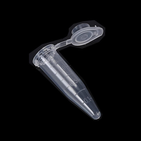 500 Pcs 1.5ml Microcentrifuge Tubes with Snap Cap, Sterilized Clear Plastic Small Vials