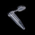 500 Pcs 1.5ml Microcentrifuge Tubes with Snap Cap, Sterilized Clear Plastic Small Vials