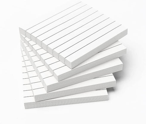 Sticky Notes 3x3 with White Line, Self-Stick Pads, 80 Sheets/Pad, Pack of 5, Totaling 400 Sheets