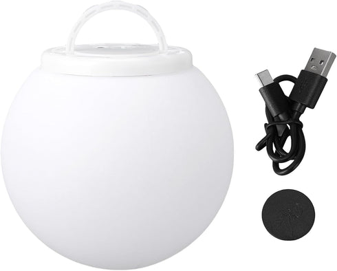 Naroote 10m, LED Glowing Ball Light, RGB Color Changing Globe Mood Lamp, Rechargeable Colorful Mood Lamp with Ideal
