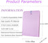 Vertical Expanding Accordion Folder with 7 Pockets, A4 Letter Size Document Wallet Organizer Bag, Pink with Elastic
