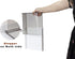Under Desk Drawers for Organization, Pull-Out Drawer with Lip for Pencil Storage, Clear Light Black