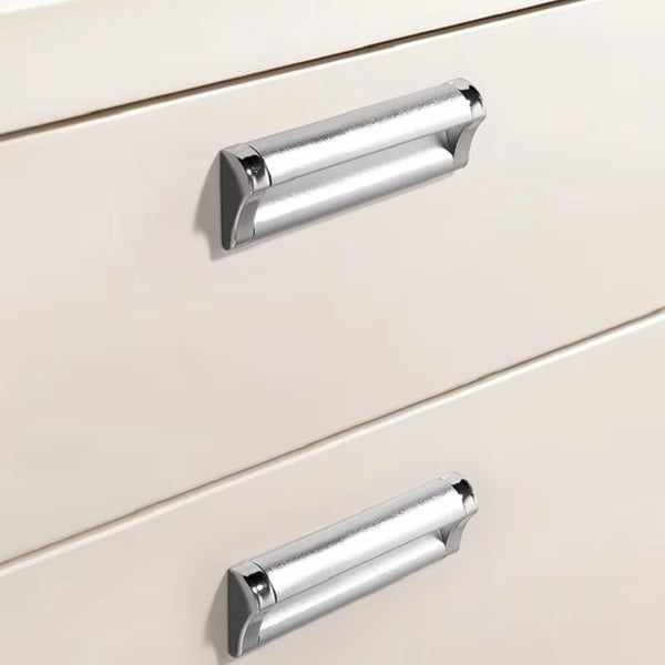 Generic Cabinet Handle Modern Minimalist Matte Silver Drawer Wardrobe Aluminum Alloy Handle Bedside