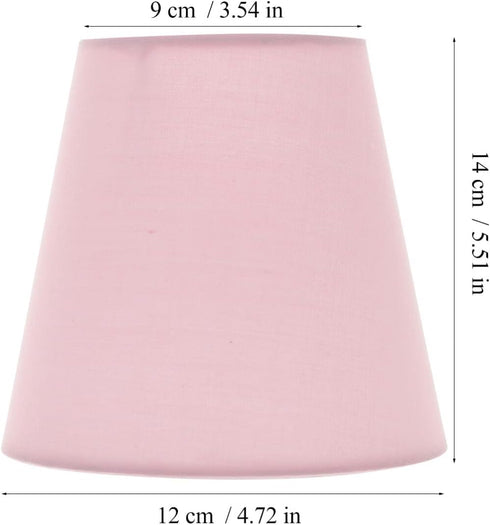 5.51X5.11X3.54In OSALADI Decorative Fabric Lampshade Small Pendant Light Shade Soft Textured Lamp Cover for Table Floor