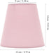 5.51X5.11X3.54In OSALADI Decorative Fabric Lampshade Small Pendant Light Shade Soft Textured Lamp Cover for Table Floor