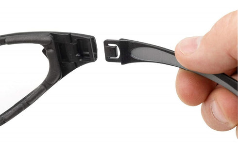Gateway Safety 21GBX9 Hybrid Eye Safety Glasses/Goggles, Clear FX3 Anti-Fog Lens, Black Frame with Foam Edge, Regular