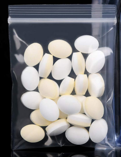 Small Mini Plastic Bags for Jewelry, Pill, Snack, Coin, Earring, Small Business, 150PCS Thick Transparent 2"×2.4"