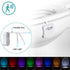 UYEXM 8 Toilet Light Motion Activated Sensor, Toilet LED Night Light, Colors Changing, Toilet Bowl Glow Night Light