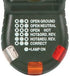 Greenlee GT-10GFI Circuit Tester, GFI Polarity Cube for Troubleshooting 20 VAC Grounded Outlets, Black, Small