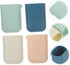 8pcs SHOWERORO Desktop Storage Box Rolling Cart Cup Holder Hanging Organizer Cups Desk Space Storage Bins Portable Bin