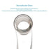 StonyLab Glass Distillation Adapter – 105 Degree Bent with 14/20 Outer and Inner Joint