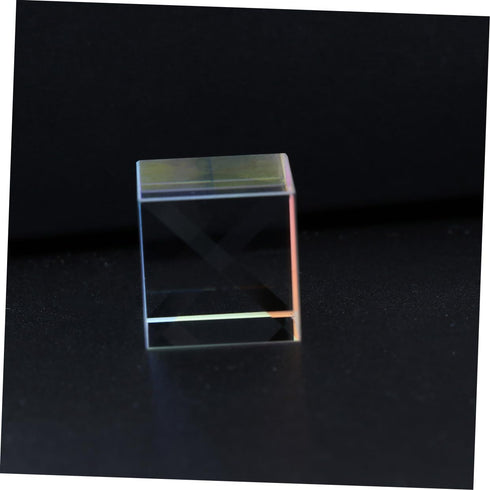 3sets 3pcs*3 Prism Cube Glass Cube for Light Refraction Experiment School Science Kit