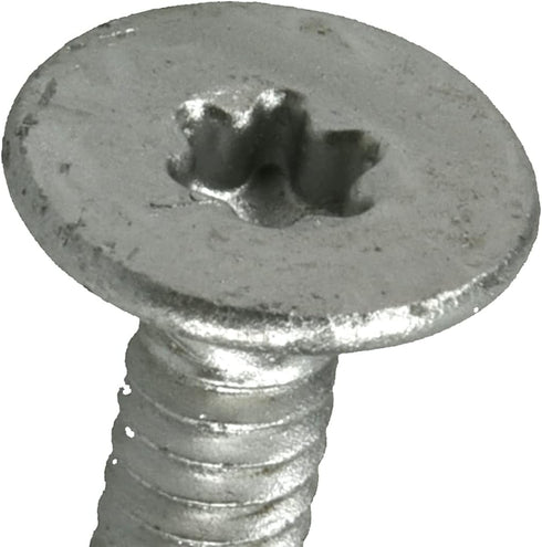 Premium Self-Drilling Metal Screws, Silver, #10 x 1-7/16 inches, Epoxy Coated Steel, Wafer Head, Box of 68 Screws