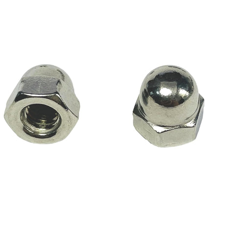 ZDingTech 50pcs 1/4-20 Nuts,1/4-20 nut,304 Steel,hardware18-8,Bright Acorn Cap Cap Nuts,Acorn Hex Dome Head Dome