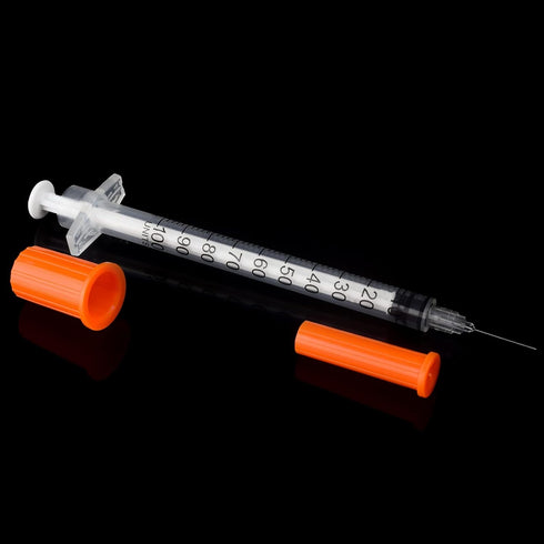 U100 1cc 30G 1/2 Inch 100 Packing Syringe PCS,Independent