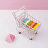 Mini Supermarket Handcart, Mini Shopping Cart Supermarket Handcart Shopping Utility Cart Mode Desk Storage Toy