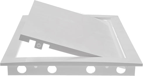 8" x 10" White Plastic Access Panel Door, Plumbing, Electricity, Alarm Wall Access Panel for Drywall