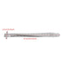 Taper Gap Gauge, TOPINCN Stainless Steel Depth Ruler Hole Inspection Tool for Dimensional Measurement