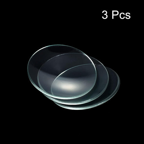 PATIKIL 50mm Diameter Watch Glass - 3 Packs Beaker Cover with Smooth Edges for Laboratory Use