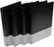 Plastic Round Ring Binders - PVC Binder Covers Loose Leaf Binder Protector Refillable Notebook (A5, Black 4 pack)