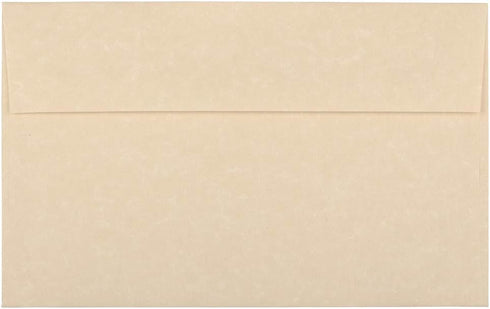 JAM PAPER A10 Parchment Invitation Envelopes - 6 x 9 1/2 - 50/Pack - Brown Recycled