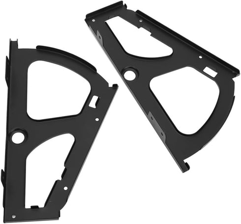 Chiffonade 2pcs Stainless Steel Shoe Cabinet Hinges with Turning Rack - Black Replacement Fittings for Drawer Flip