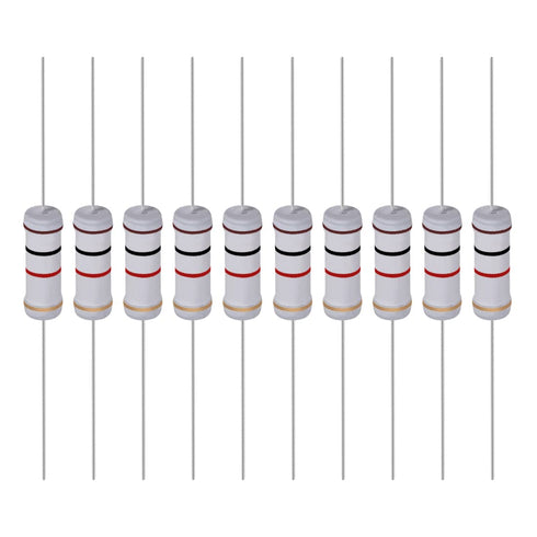 YOKIVE 20 Pcs Metal Oxide Film Resistors, Axis Lead Resistor, 3W, 1K Ohm for Electric Power Equipment