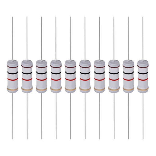 YOKIVE 20 Pcs Metal Oxide Film Resistors, Axis Lead Resistor, 3W, 1K Ohm for Electric Power Equipment