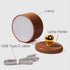 Generic Dimming Wooden Magnetic Wall Sconce,Wireless Led Wall Mounted Reading Lights USB Rechargeable Light Stepless
