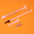 1cc/ml Syringes with 27Ga 0.5Inch Needle, Disposable, Individually Wrapped, Pack of 20