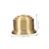 2pcs E27 Bulb DOITOOL Vintage Brass Lamp Socket Cup Half Thread Heavy Duty Metal Holder for Floor and Table Lamps